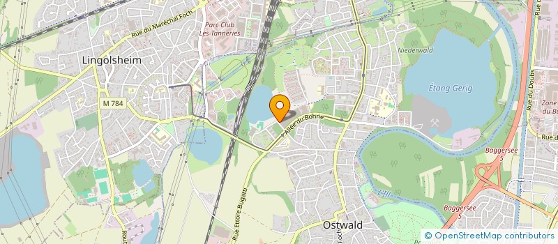 localisation de l'entreprise MADAME SOPHIE WENGER  OSTWALD