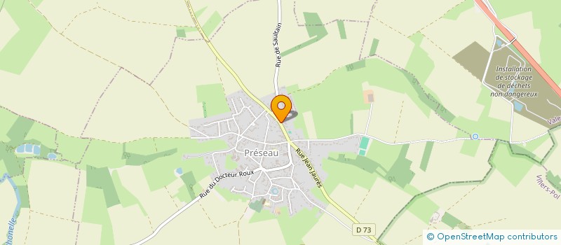 localisation de l'entreprise MADAME SOPHIE WESTERLYNCK  PRESEAU