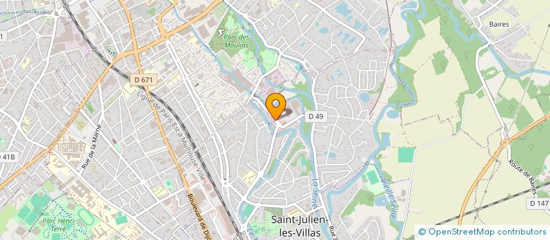 localisation de l'entreprise MADAME SOPHIE WILHELM à SAINT-JULIEN-LES-VILLAS