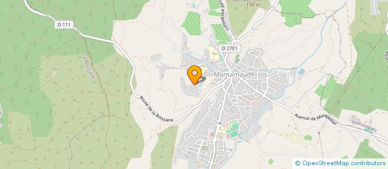 localisation de l'entreprise MADAME SOPHIE WOIMANT  MONTARNAUD