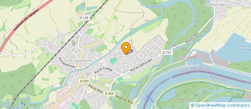 localisation de l'entreprise MADAME SOPHIE WOLFF  DRUSENHEIM