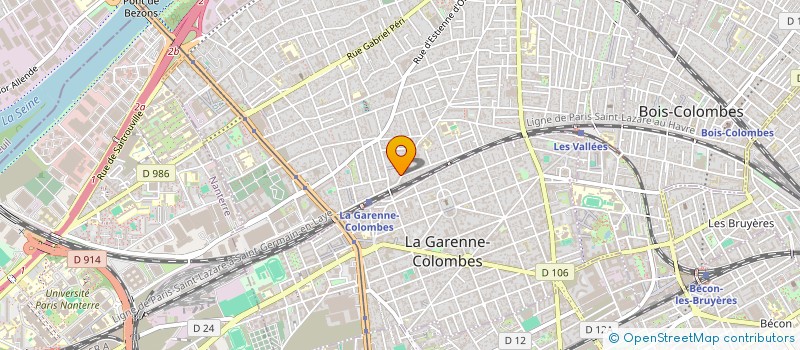 localisation de l'entreprise MADAME SOPHIE YON à COLOMBES