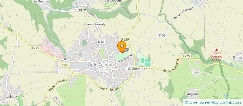 localisation de l'entreprise MADAME SOPHIE YSNEL  VIC-LE-COMTE