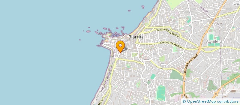 localisation de l'entreprise MADAME SOPHIE ZABALA à BIARRITZ
