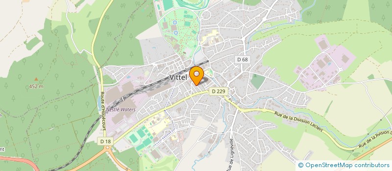 localisation de l'entreprise MADAME SOPHIE ZABLOT à VITTEL