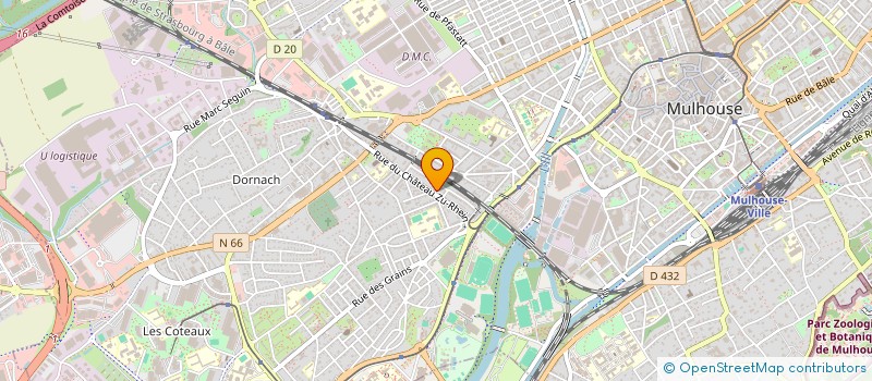 localisation de l'entreprise MADAME SOPHIE ZIND  MULHOUSE