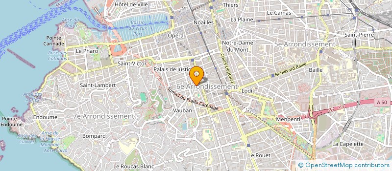localisation de l'entreprise MADAME SOPHIE ZUCK  MARSEILLE