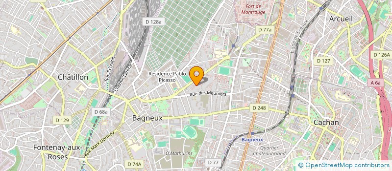 localisation de l'entreprise MADAME SOPHIETOU DOUCOURE à BAGNEUX