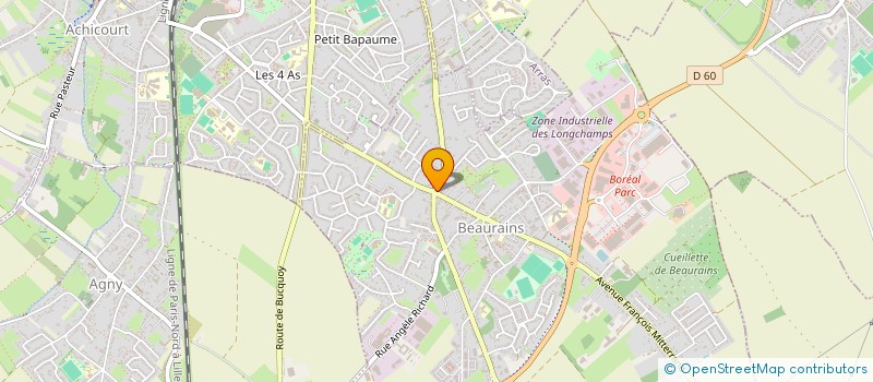 localisation de l'entreprise MADAME SOPHY DUQUESNE  BEAURAINS