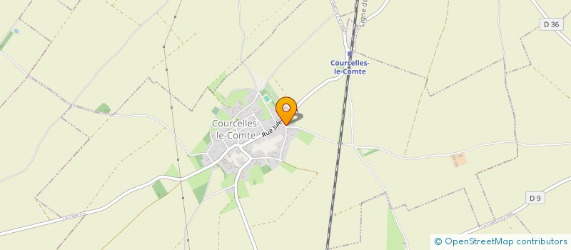 localisation de l'entreprise MADAME SOPHY QUINDROIT  COURCELLES-LE-COMTE