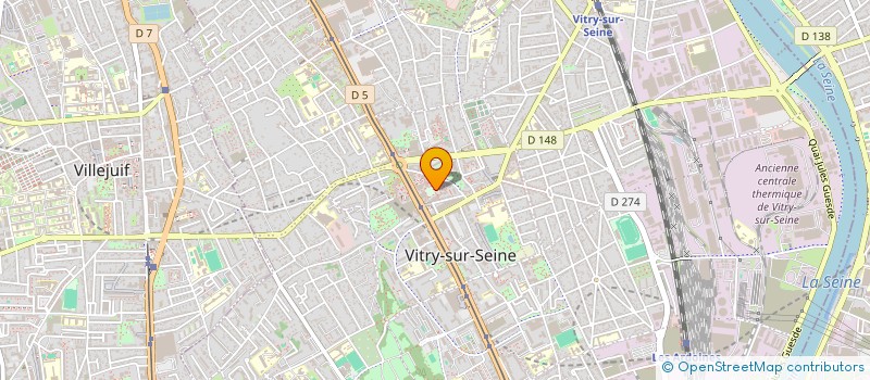 localisation de l'entreprise MADAME SOPI EDI  VITRY-SUR-SEINE