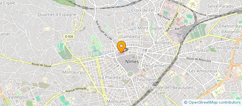 localisation de l'entreprise MADAME SOPIE KATOU  NIMES