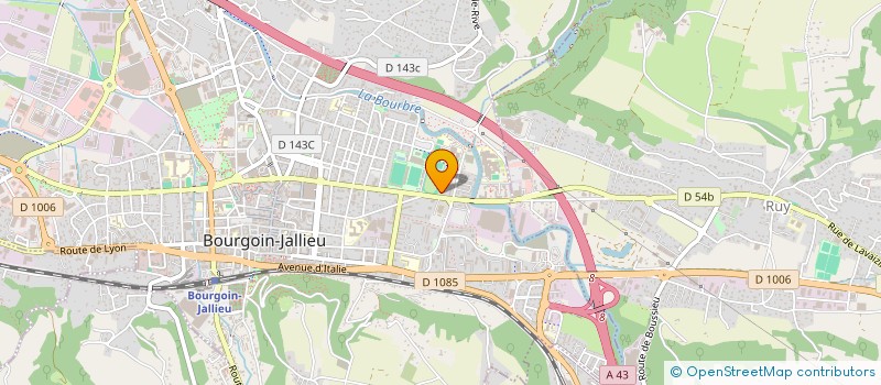 localisation de l'entreprise MADAME SORAIA FERNANDO DUARTE  BOURGOIN-JALLIEU