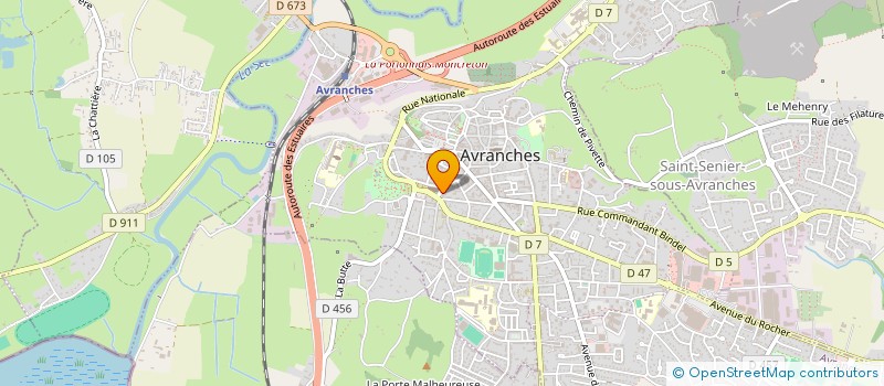 localisation de l'entreprise MADAME SORAKSMEY NA  AVRANCHES