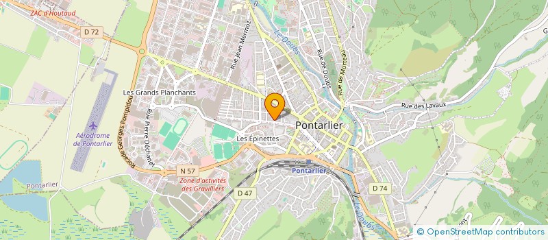 localisation de l'entreprise MADAME SORANA CEPREAGA à PONTARLIER