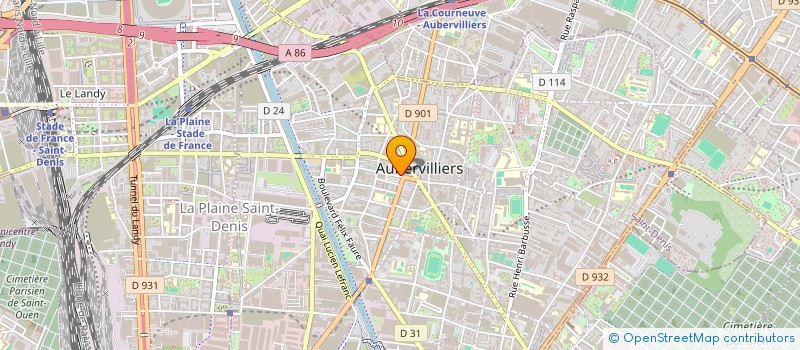 localisation de l'entreprise MADAME SORAYA ABDELHOUARET à AUBERVILLIERS