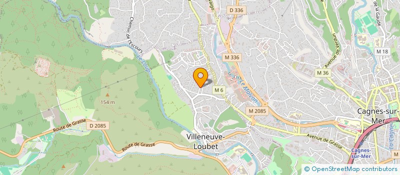 localisation de l'entreprise MADAME SORAYA ALOUATNI à VILLENEUVE-LOUBET