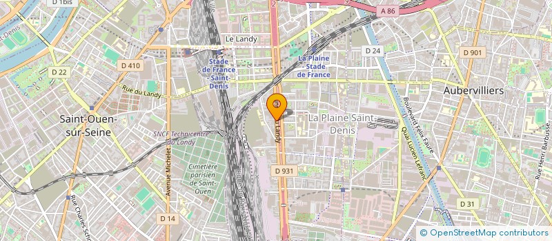 localisation de l'entreprise MADAME SORAYA AMAZOUZ  SAINT-DENIS