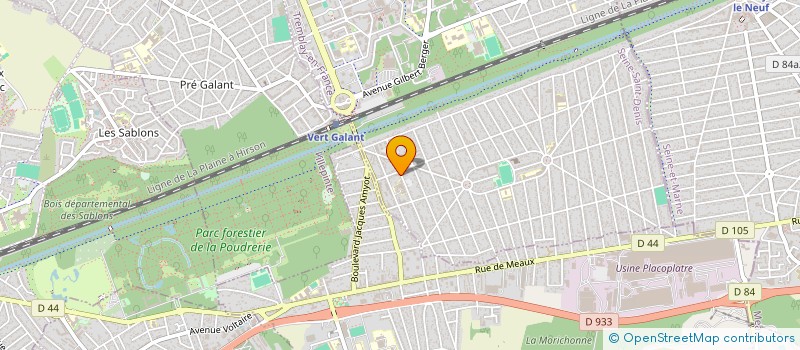localisation de l'entreprise MADAME SORAYA BAHRIA à TREMBLAY-EN-FRANCE