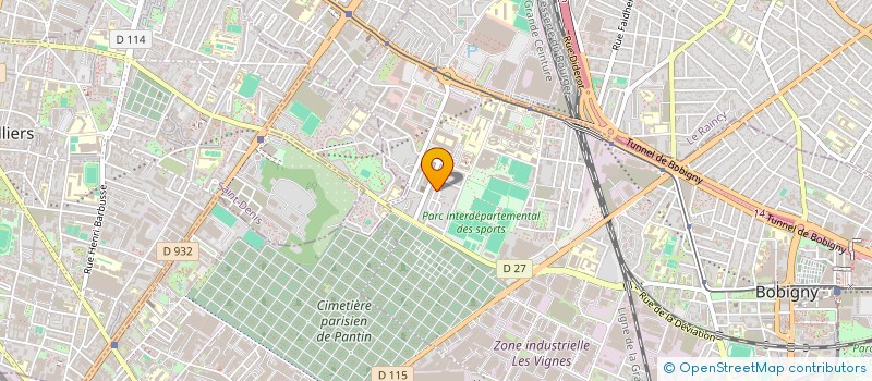 localisation de l'entreprise MADAME SORAYA BAOUDJ à BOBIGNY