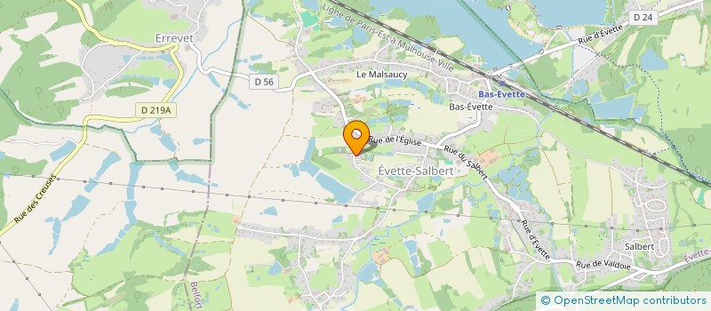 localisation de l'entreprise MADAME SORAYA BOUBEKEUR à EVETTE-SALBERT