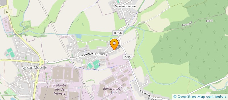 localisation de l'entreprise MADAME SORAYA BOUDJAOUI  TREMERY