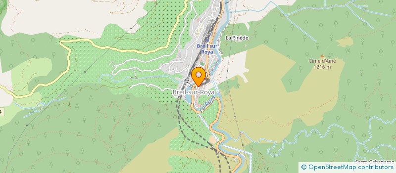 localisation de l'entreprise MADAME SORAYA BOUHOFRA  BREIL-SUR-ROYA