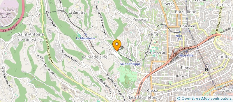 localisation de l'entreprise MADAME SORAYA BOUTMEDJET-LAUNE à NICE