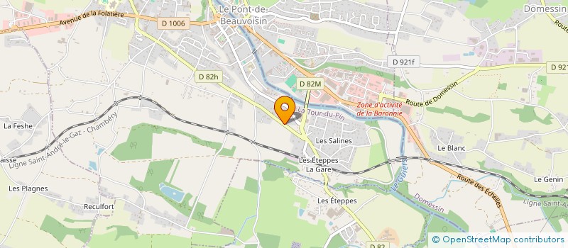 localisation de l'entreprise MADAME SORAYA BOUZIDI  LE PONT-DE-BEAUVOISIN