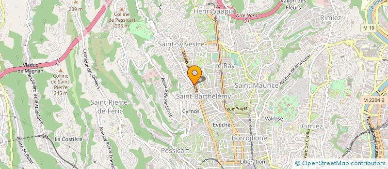 localisation de l'entreprise MADAME SORAYA CAILLEUX à NICE