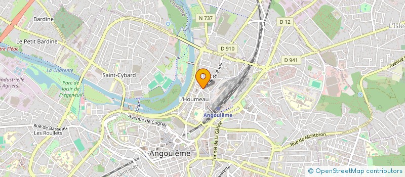 localisation de l'entreprise MADAME SORAYA COMMANDANT à ANGOULEME