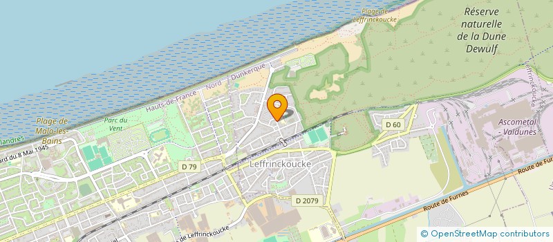 localisation de l'entreprise MADAME SORAYA DESCAMPS  LEFFRINCKOUCKE