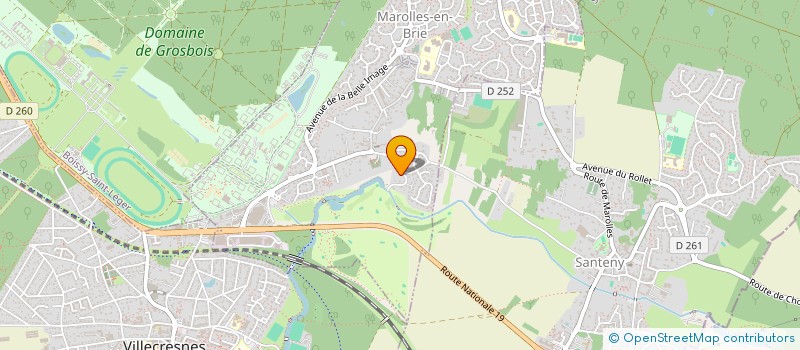 localisation de l'entreprise MADAME SORAYA DJEBARA  VILLECRESNES