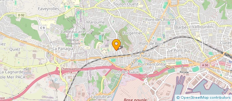 localisation de l'entreprise MADAME SORAYA DOB  TOULON