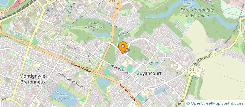 localisation de l'entreprise MADAME SORAYA DRISSI  GUYANCOURT