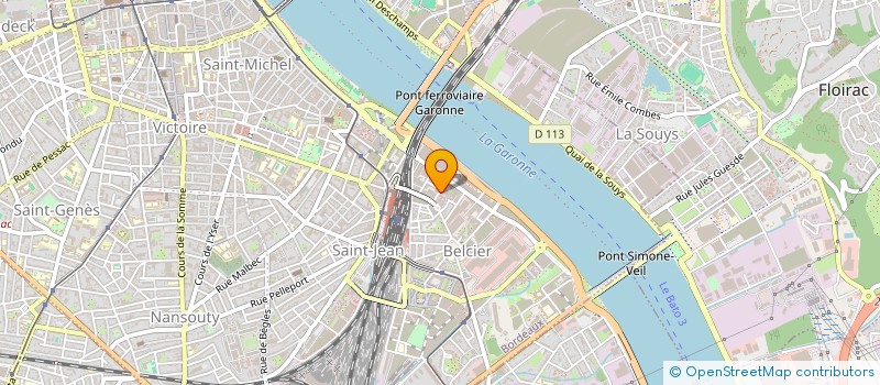 localisation de l'entreprise MADAME SORAYA DUFRESNE  BORDEAUX