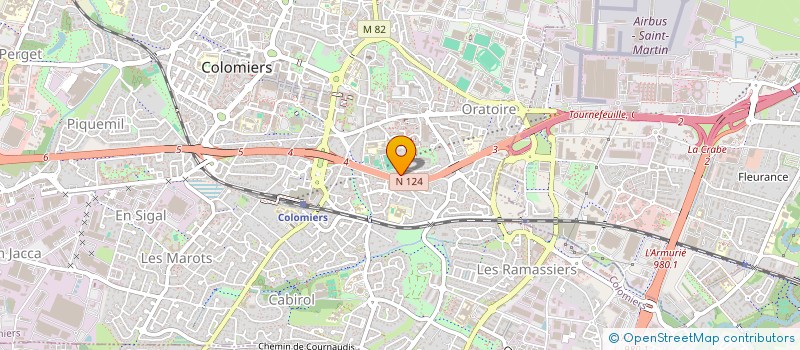 localisation de l'entreprise MADAME SORAYA GHAFFOUR à COLOMIERS