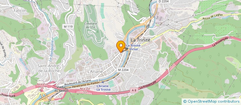 localisation de l'entreprise MADAME SORAYA GISSLER à NICE