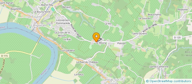 localisation de l'entreprise MADAME SORAYA GRASSET  LANGOIRAN