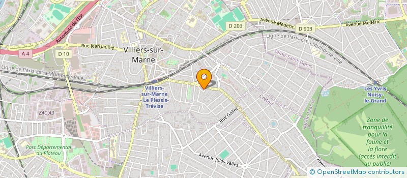 localisation de l'entreprise MADAME SORAYA HAIL à VILLIERS-SUR-MARNE