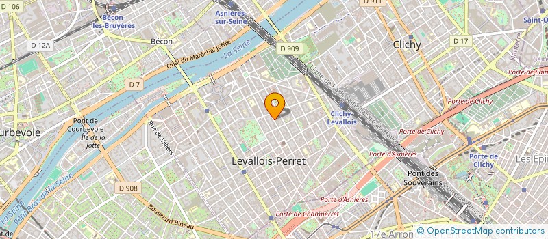 localisation de l'entreprise MADAME SORAYA HAOUCHINE à LEVALLOIS-PERRET