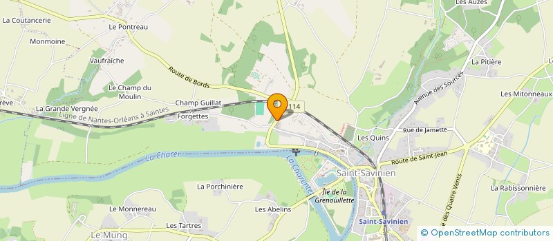 localisation de l'entreprise MADAME SORAYA JOURNE  ST SAVINIEN