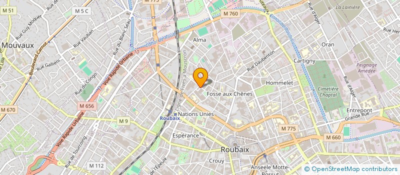 localisation de l'entreprise MADAME SORAYA KHELLOUFI à ROUBAIX