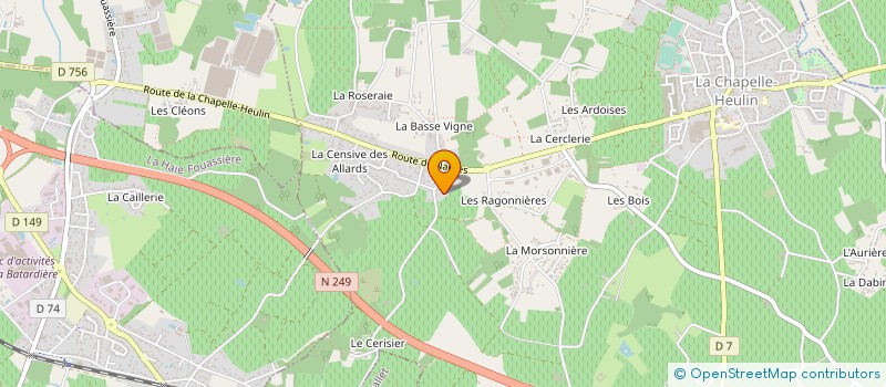 localisation de l'entreprise MADAME SORAYA LAFDALI  LA CHAPELLE-HEULIN