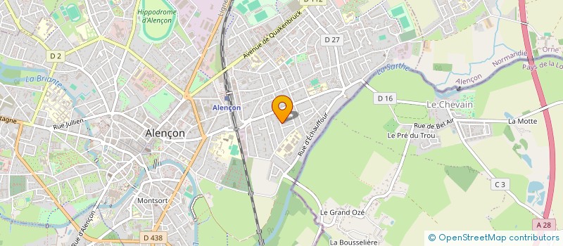 localisation de l'entreprise MADAME SORAYA LEJUEZ à ALENCON