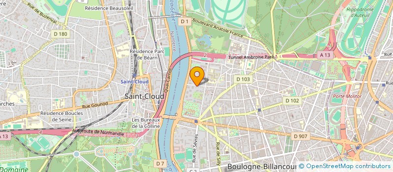 localisation de l'entreprise MADAME SORAYA MAWAD à BOULOGNE-BILLANCOURT