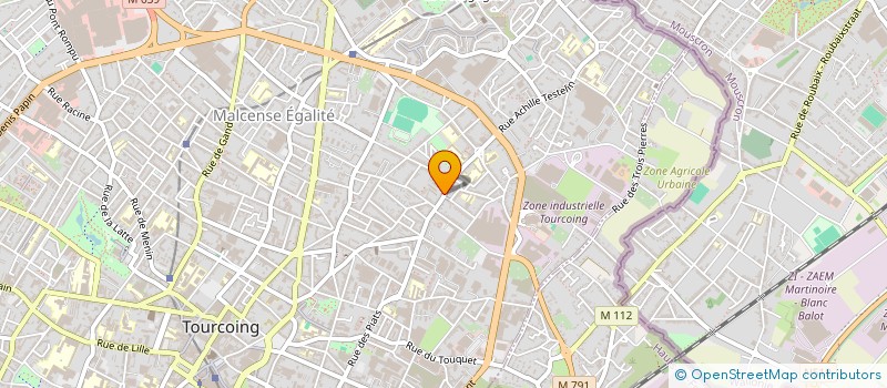 localisation de l'entreprise MADAME SORAYA MELLAH  TOURCOING