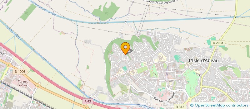 localisation de l'entreprise MADAME SORAYA MOHAMADI  L'ISLE-D'ABEAU