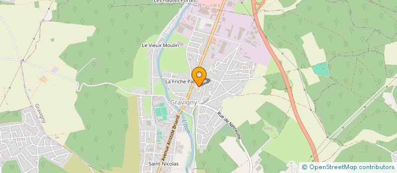 localisation de l'entreprise MADAME SORAYA MOREUX à GRAVIGNY
