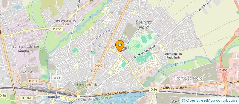 localisation de l'entreprise MADAME SORAYA MOUSSA  BOURGES